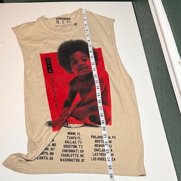 Men’s PacSun Biggie Smalls Sleeveless TankTop small Notorious BIG reg fit unisex - Picture 8 of 8